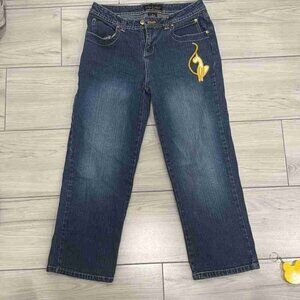 Baby phat jeans size 26 bedazzled buttdesign